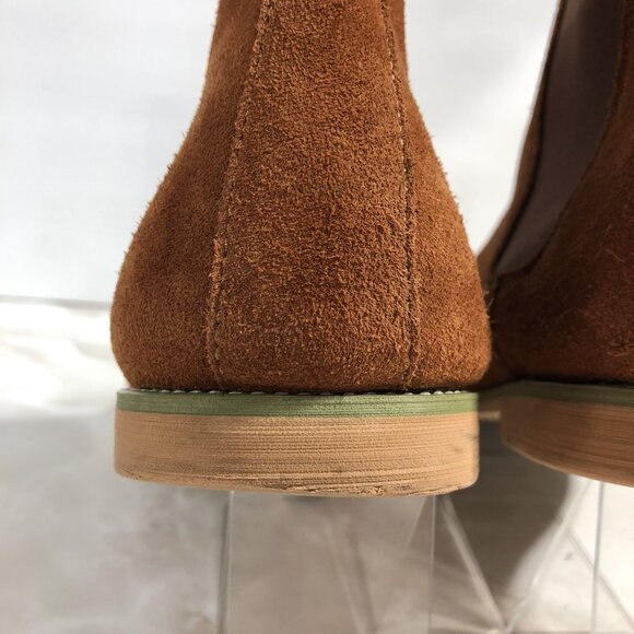 Custom Made Brown Chelsea Boots Suede Leather Dress Casual Formal Boots Sz 46/13 - Picture 10 of 12